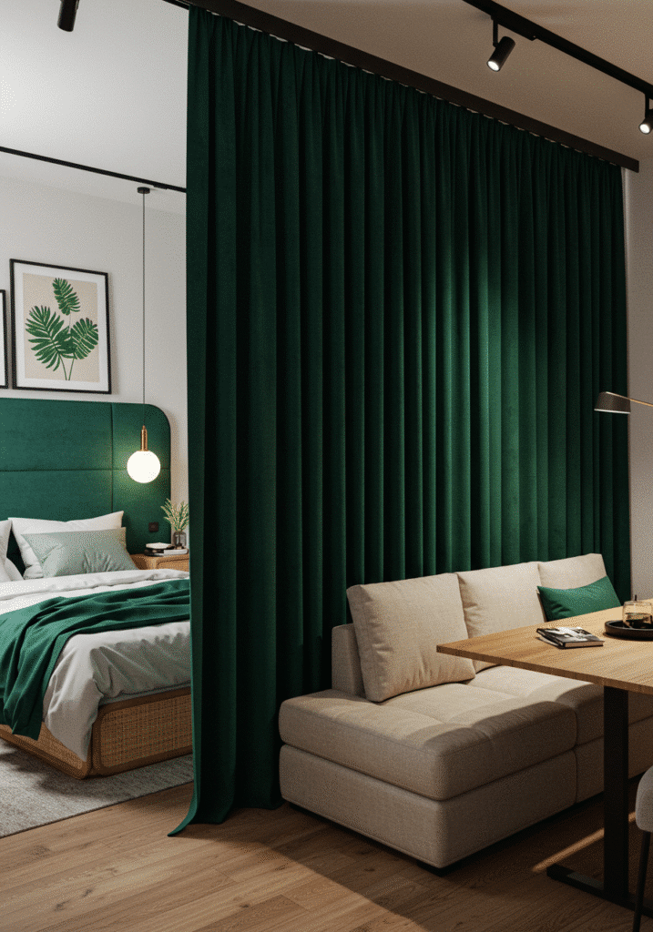 Curtains as Room Dividers