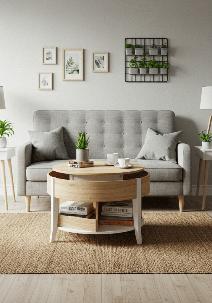 Tiny Coffee Tables With Hidden Trays