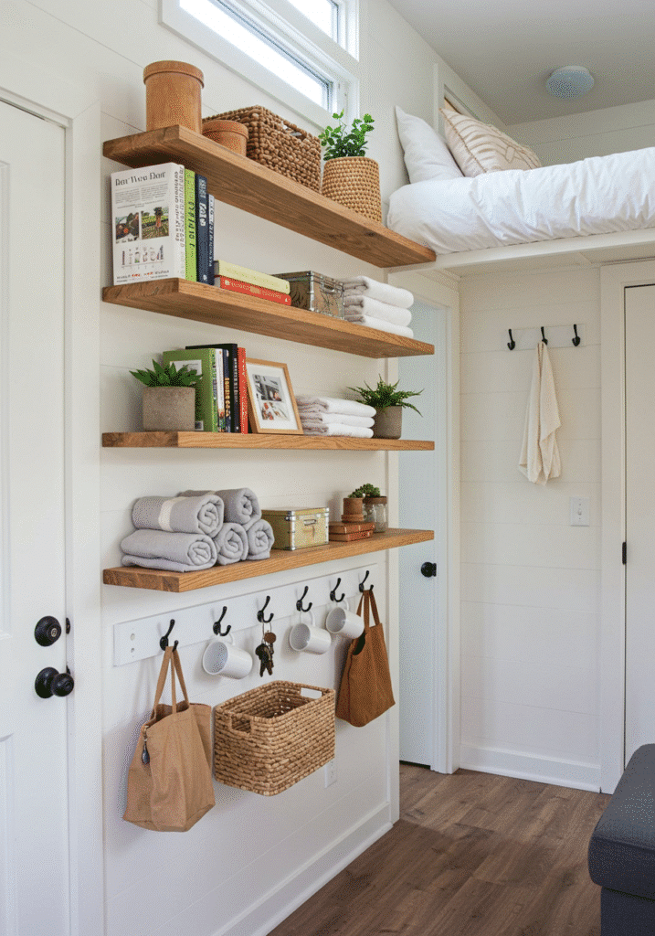 Floating Shelves Everywhere (Seriously, Everywhere)