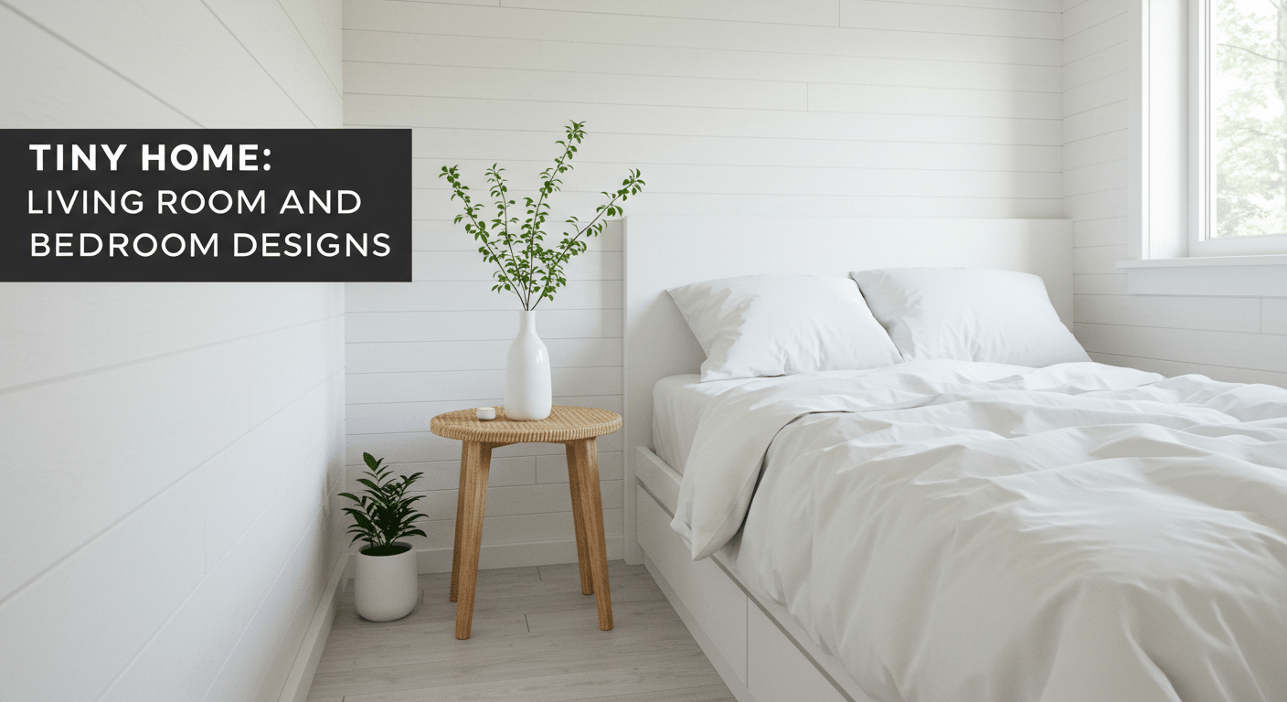 Top 15 Inspiring Tiny Home Living Room and Bedroom Designs for Compact Living