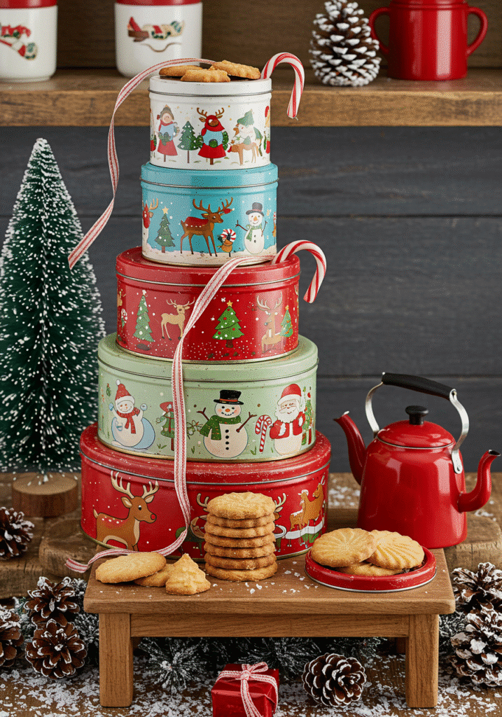 A Cookie Tin Tower