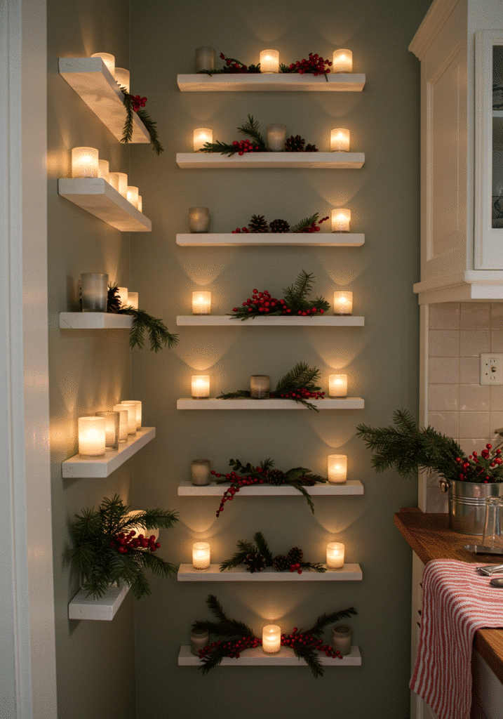 Wall-Mounted Candle Ledges