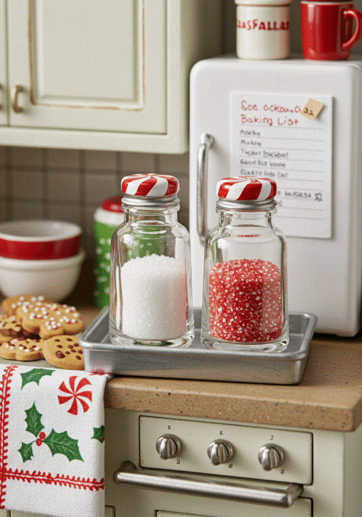 Peppermint Salt & Sugar Shakers