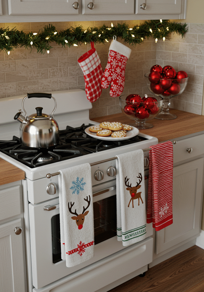 Holiday Dish Towel Swaps