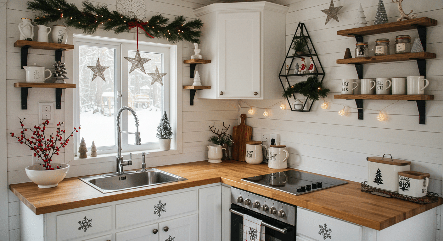 25 Tiny House Kitchen Ideas for Christmas