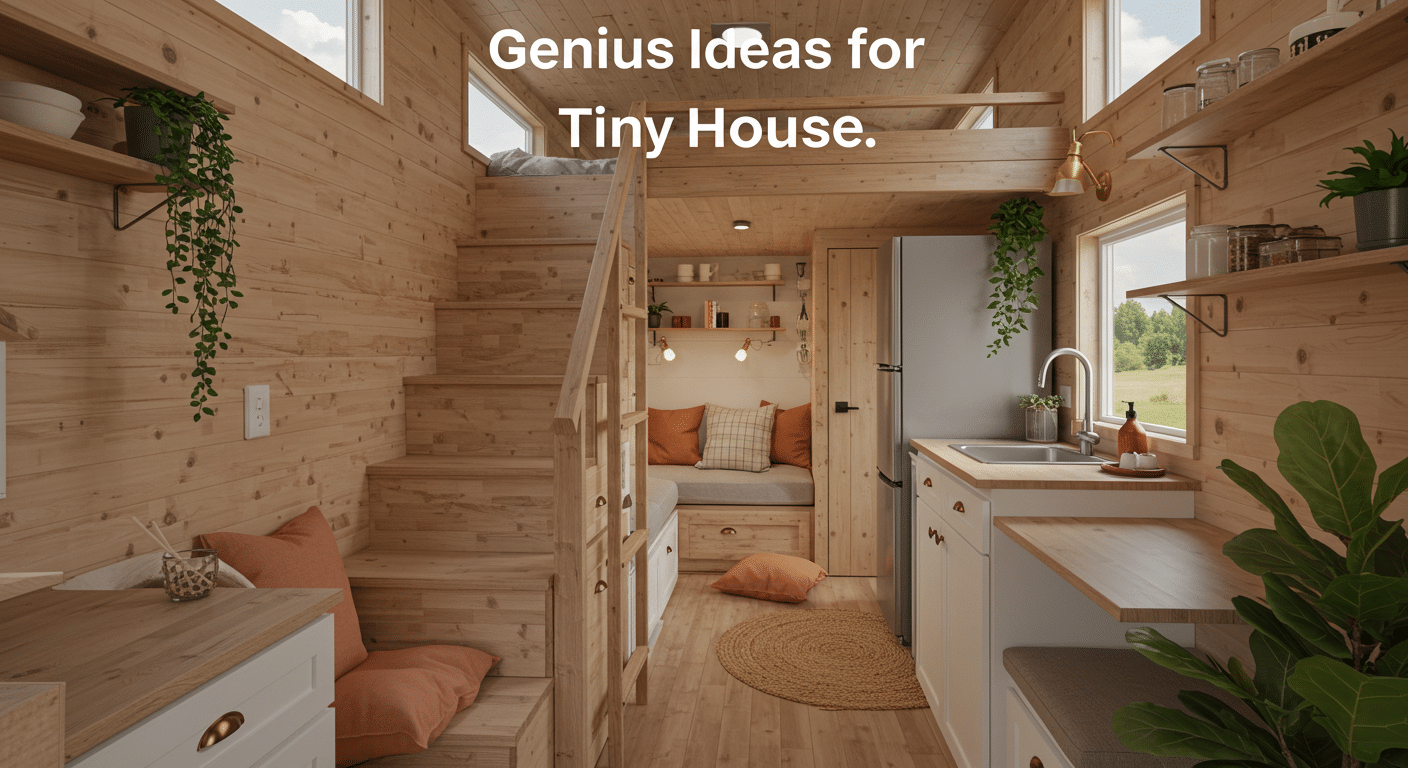 22 Genius Ideas for Tiny Houses Without a Living Room | Space-Saving Solutions