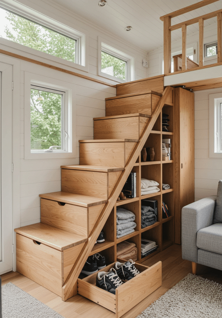 Build Storage Into the Stairs