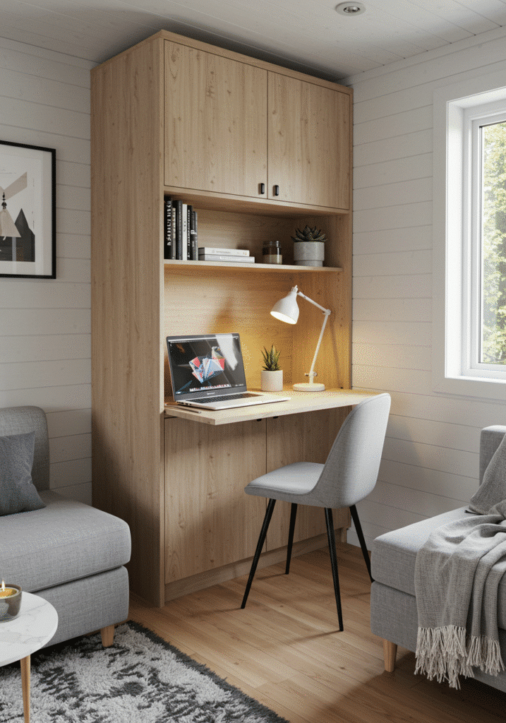 The Fold-Out Desk That Hides in Plain Sight