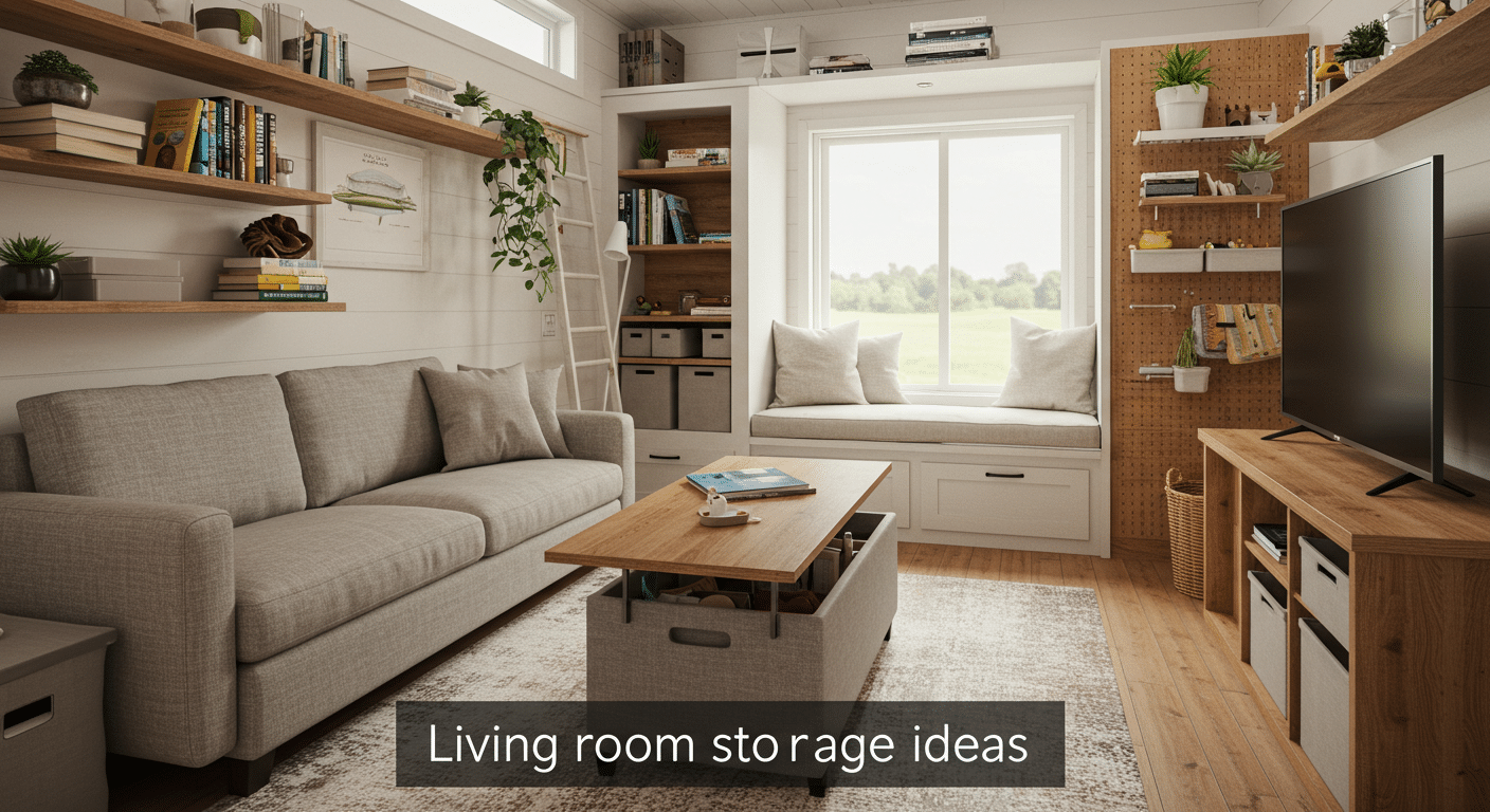 18 Clever Tiny House Living Room Storage Ideas: Maximize Your Space