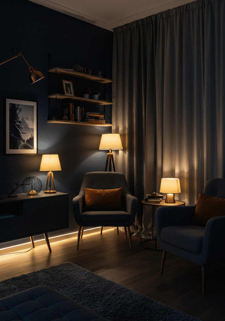 Tuck Lighting Into Corners