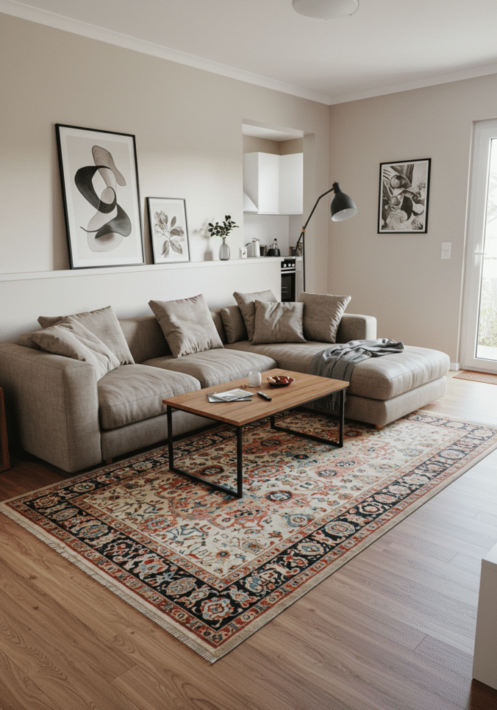 Create a Defined Zone with Rugs