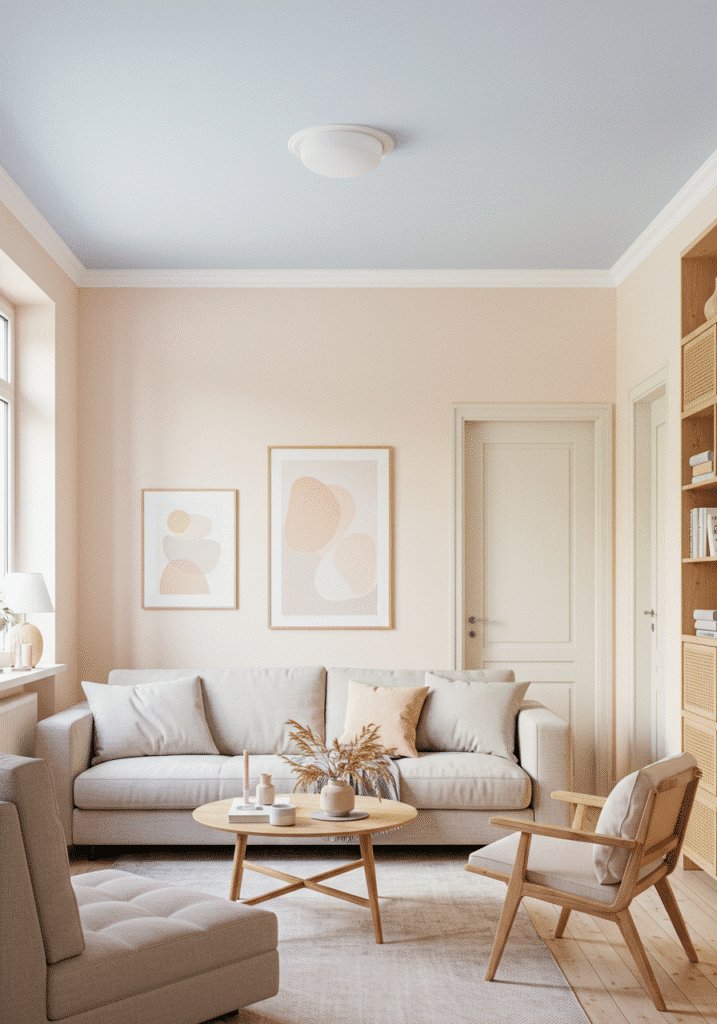 Paint the Ceiling a Soft Color