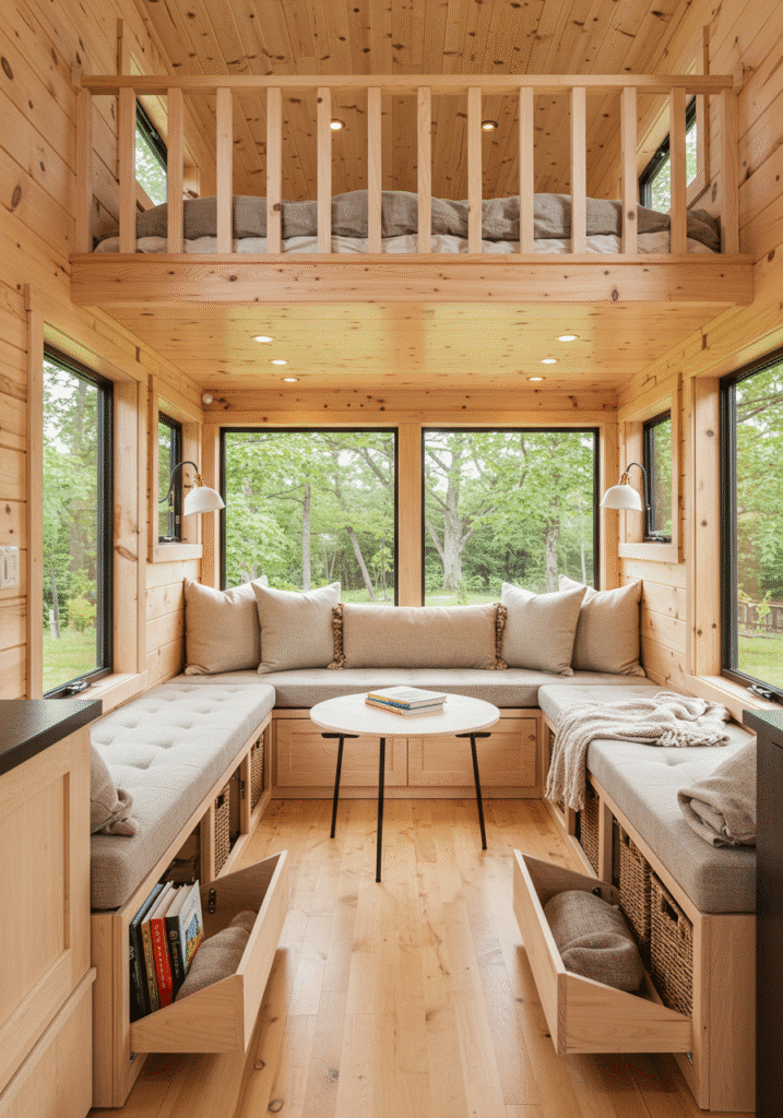 Built-In Seating That Doubles as Storage (Duh, Right?)