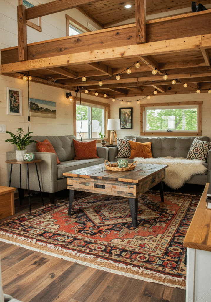 Layer Rugs for Texture & Warmth
