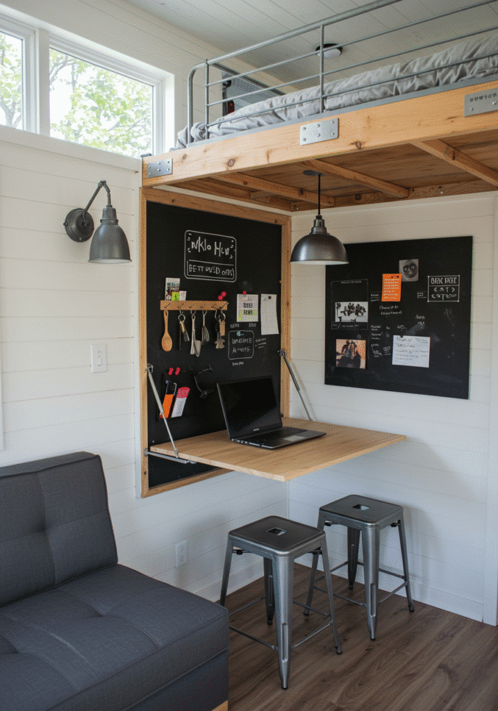 Fold-Down Table for Extra Function