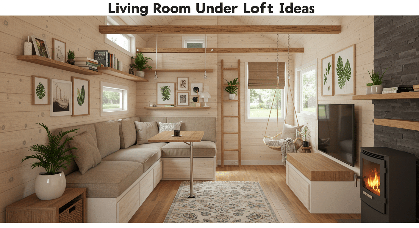22 Clever Tiny House Living Room Under Loft Ideas to Maximize Your Space