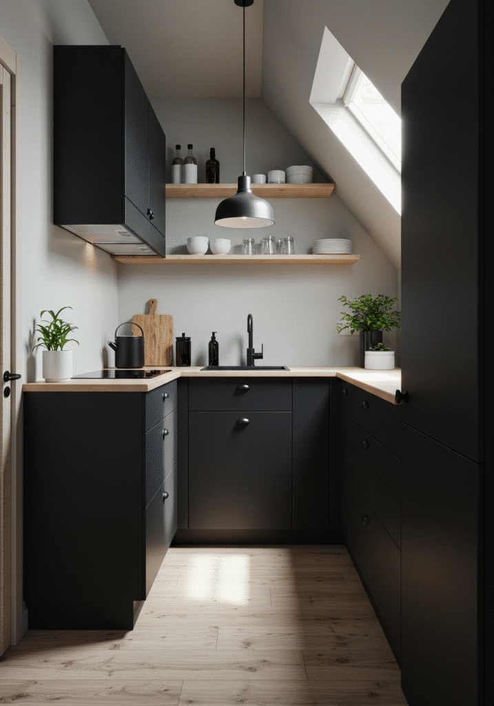 Scandinavian Shadow Kitchen