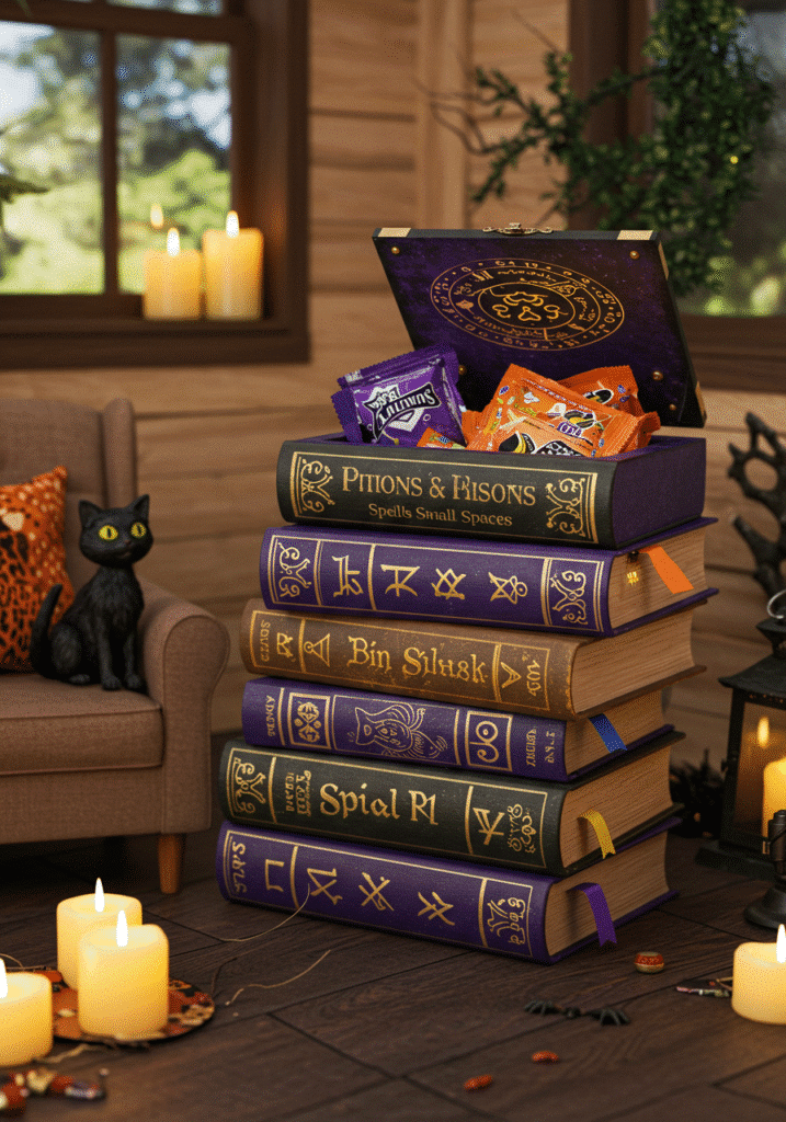 Spellbook Stack with Hidden Storage
