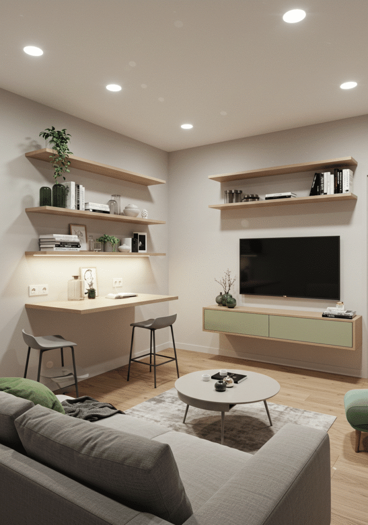 The Floating Furniture Illusion